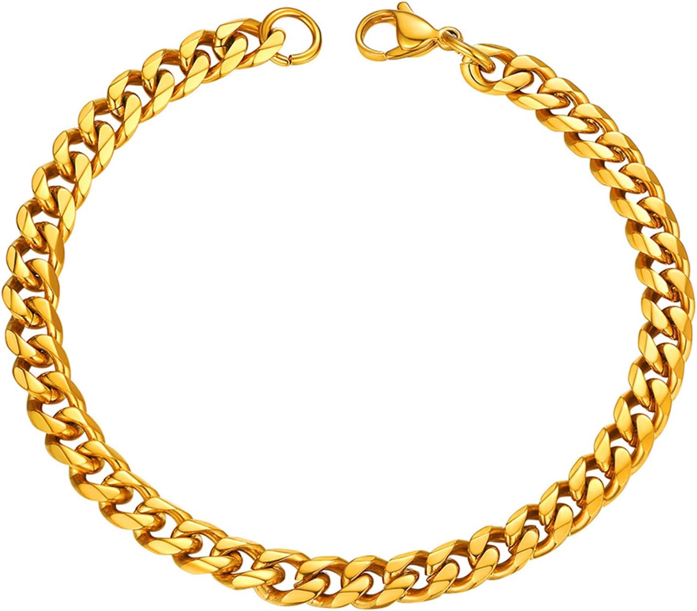 Detalle de PROSTEEL Bracciale da Uomo a Catena Cubana Robusta: stile robusto e discreto