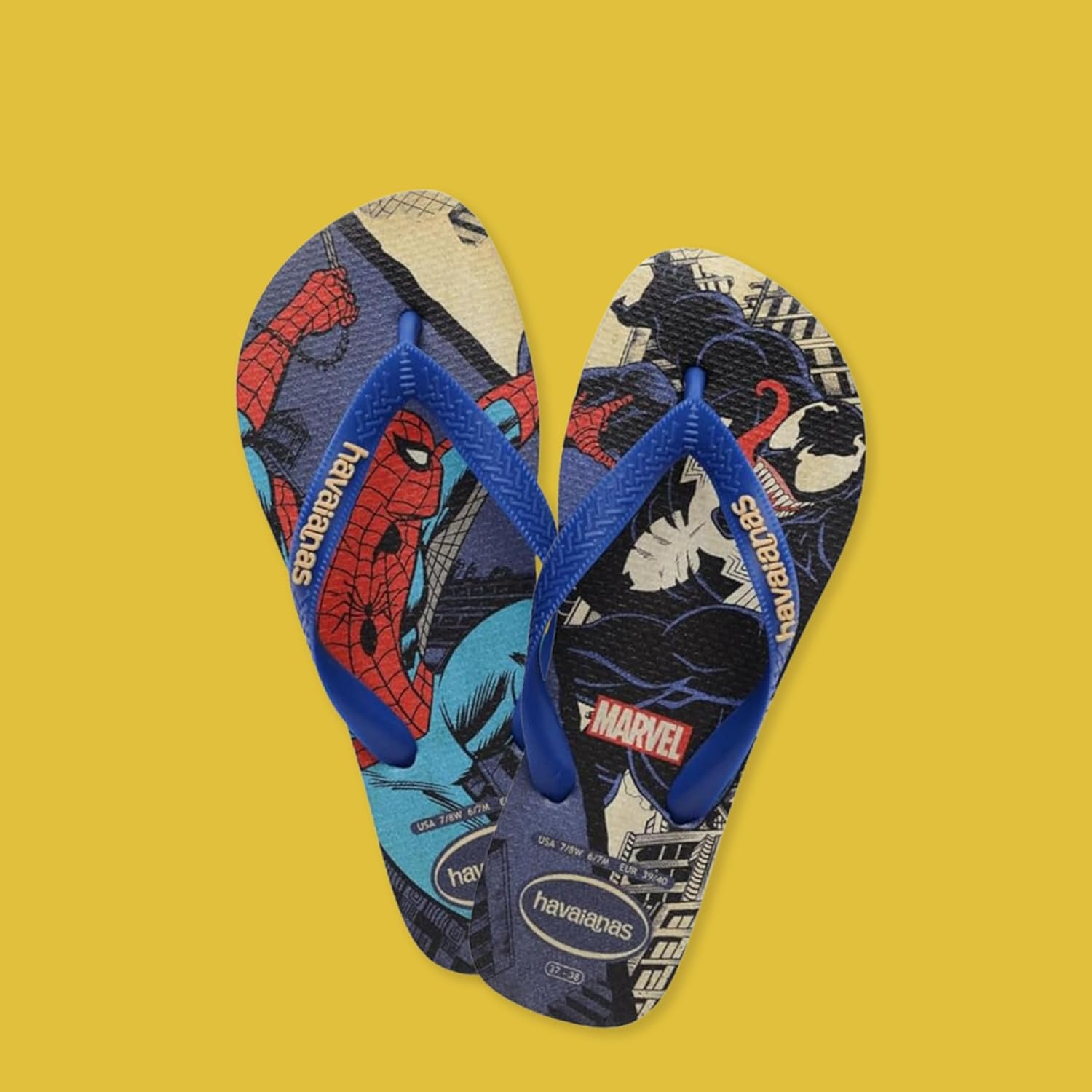 Thumbnail 1 de Havaianas Top Marvel Logomania infradito unisex (adulto) con stampa vintage