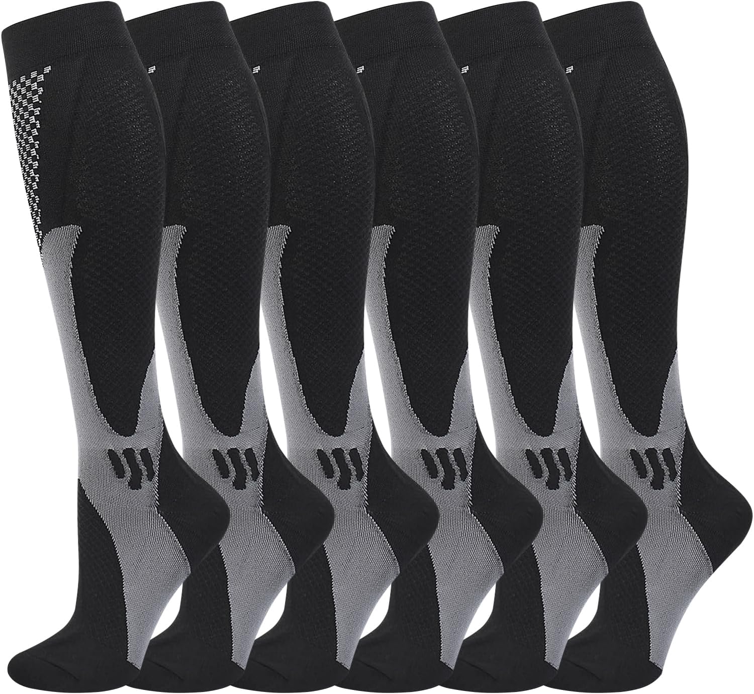 Detalle de Gcbiger Compression Socks 20–30 mmHg (3 Pairs)