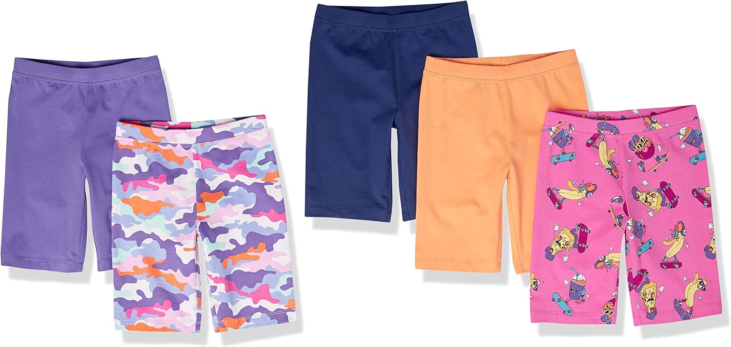 Thumbnail 3 de Amazon Essentials Mädchen Midi-Radshorts im 5er-Pack