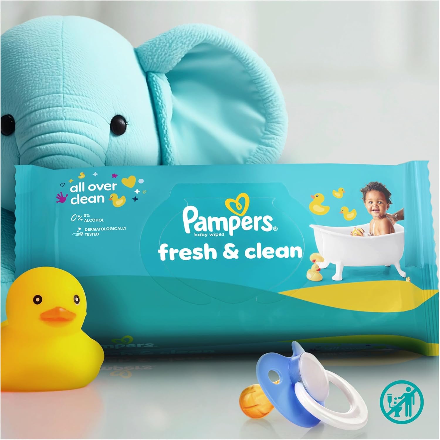 Detalle 2 de Pampers Fresh Clean Feuchttücher 2.400 Stk