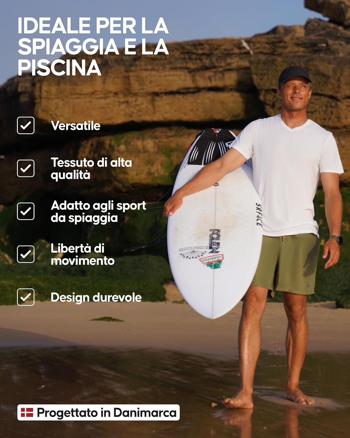Detalle de DANISH ENDURANCE costume da mare 100% poliestere