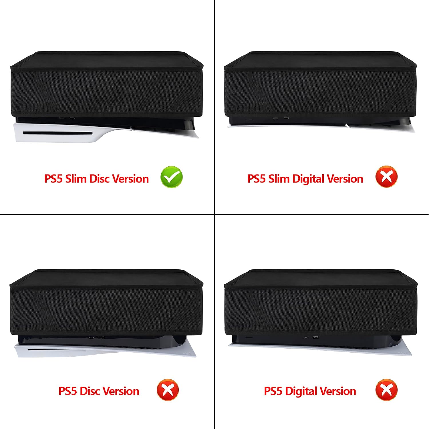 Detalle 2 de PlayVital Dust Cover for PS5 Slim Disc Edition