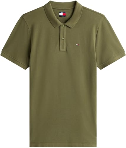 Thumbnail 4 de Tommy Jeans TJM Slim Placket Polo XXL verde oscuro