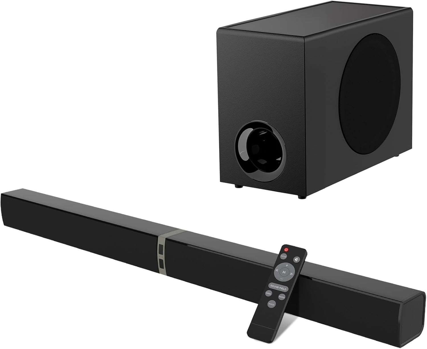 Detalle de MZEIBO Sound Bar 120W home theater system