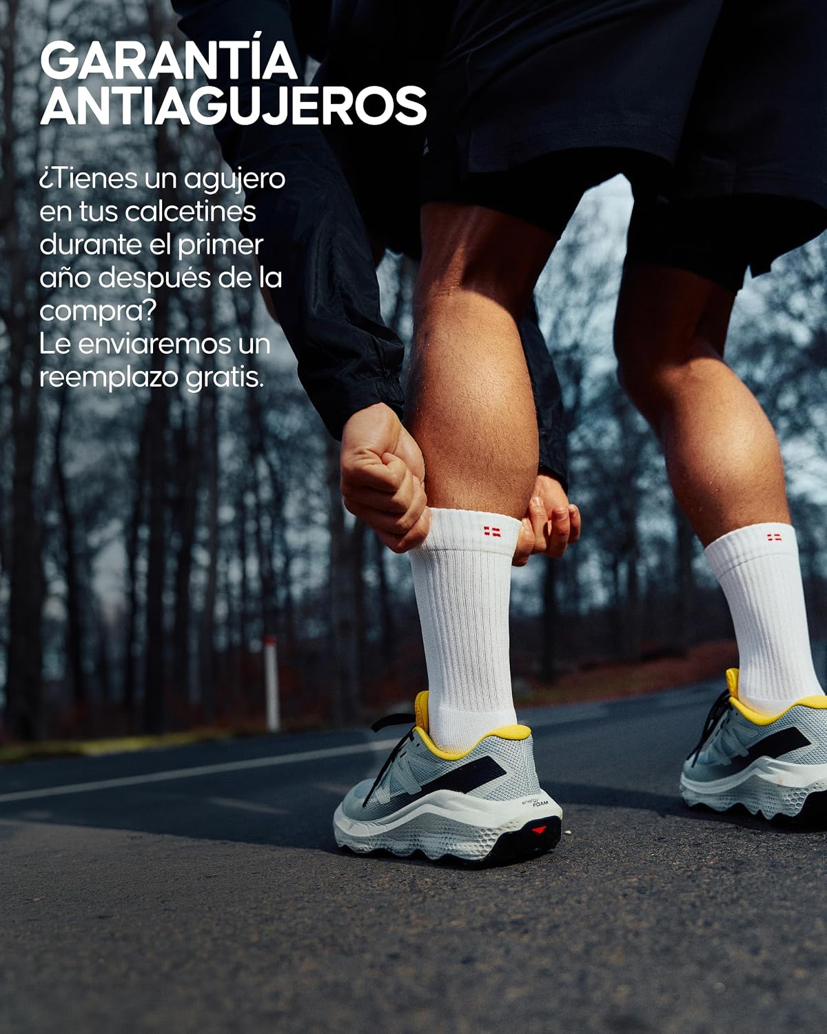 Detalle 2 de DANISH ENDURANCE Calcetines Running Altos 3 o 5 Pack