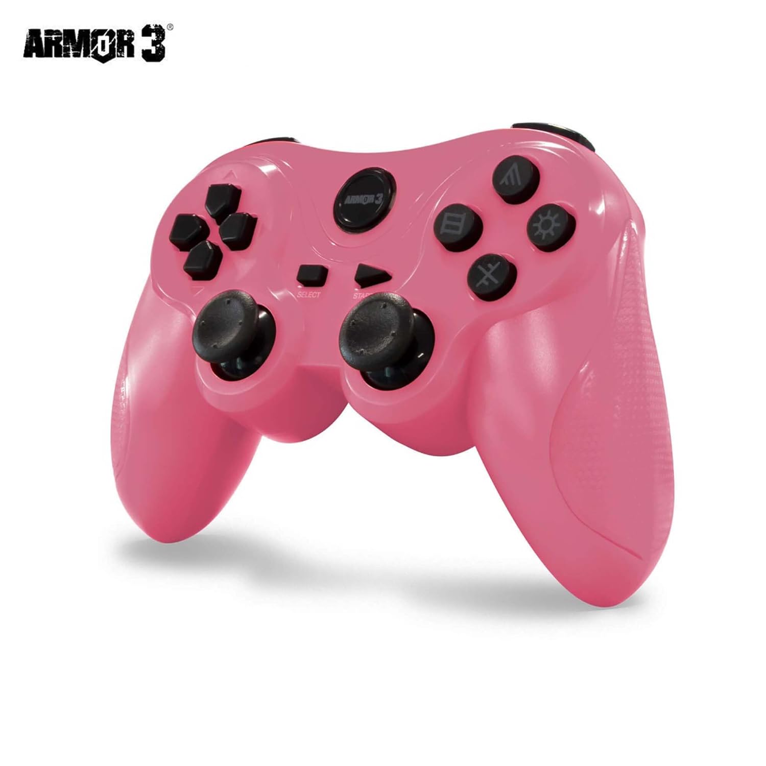Detalle de Armor3 Nuplay Wireless Game Controller for PS3 — Pink