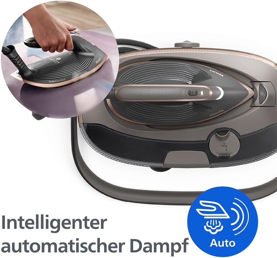 Thumbnail 3 de Philips PerfectCare 8000 Series Dampfbügelstation PSG8200/80 – kraftvolles, schonendes Dampfbügeln