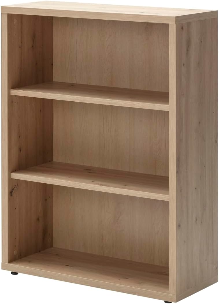Detalle de Libreria Bassa DISEGNO di Composad — Rovere Mielato, 81,60 x 111,90 x 35,70 cm