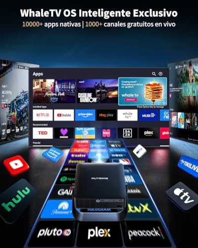 Detalle de Proyector Portátil PUTRIMS 4K con Apps Integradas, Netflix Ready y HDR10