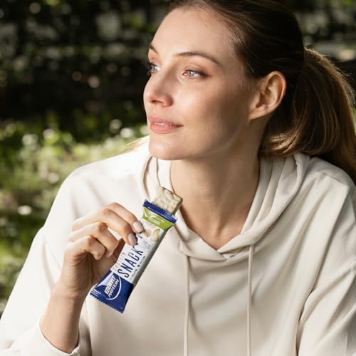 Detalle de Enervit Protein Snack Pistacchio e Cioccolato Bianco – Barrette proteiche senza glutine, 8 x 27 g