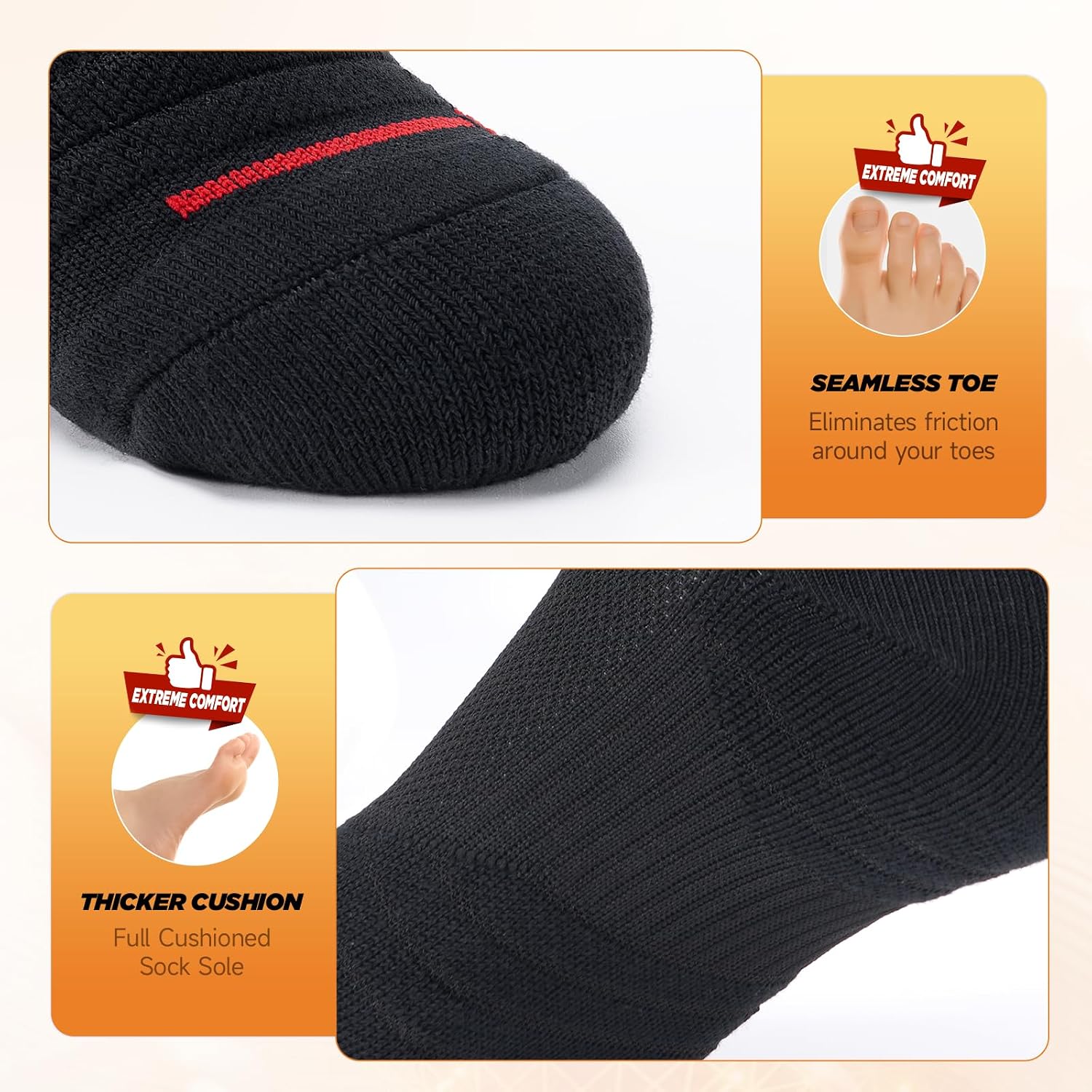 Thumbnail 5 de RUIXUE Mens Thermal Socks for Winter 5 Pairs 👣