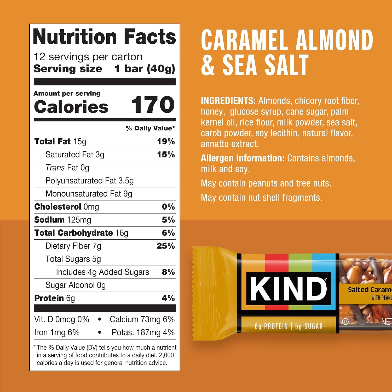 Detalle 2 de KIND Snack Bars, 24 Count