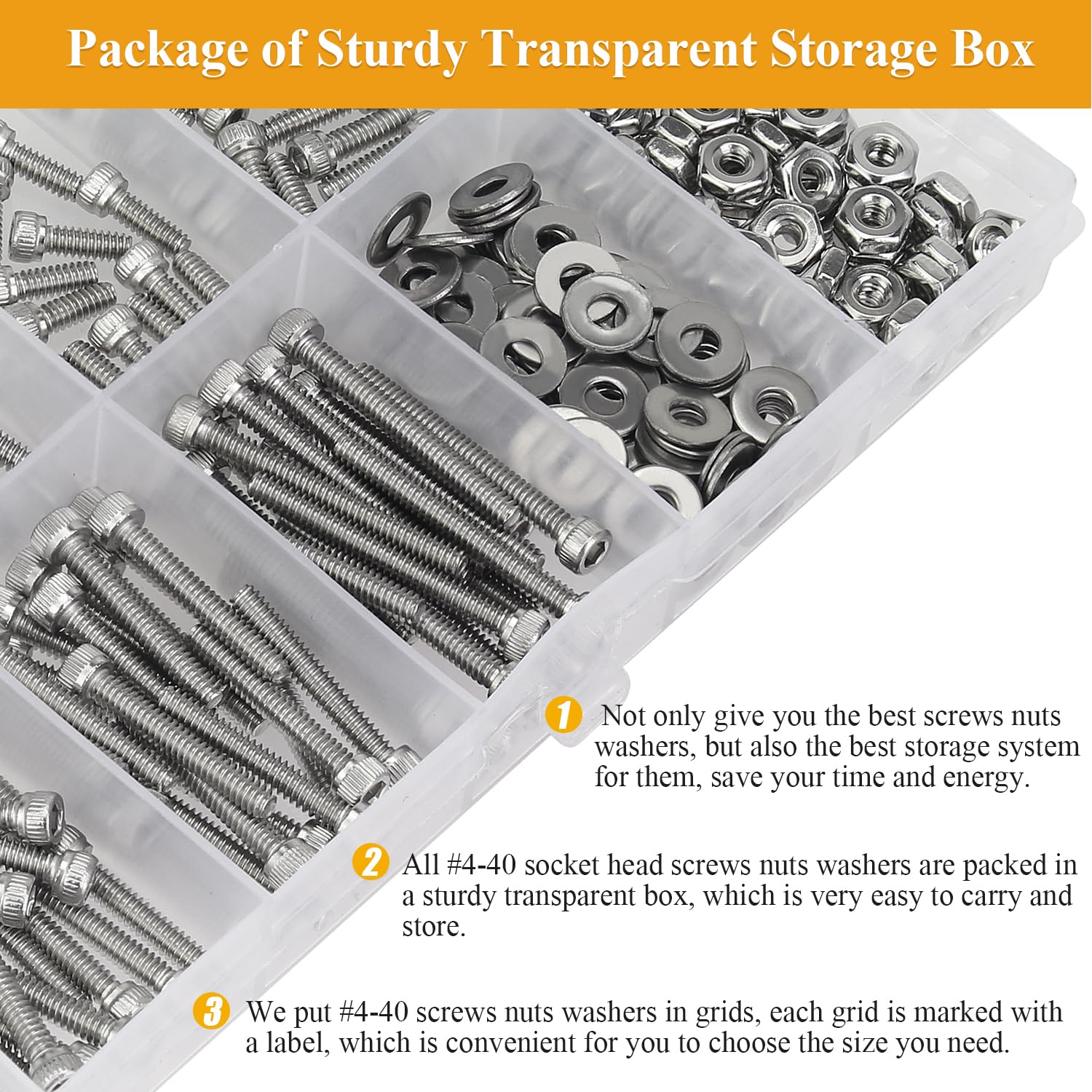 Thumbnail 6 de Sutemribor Hex Socket Screw Kit, #4-40
