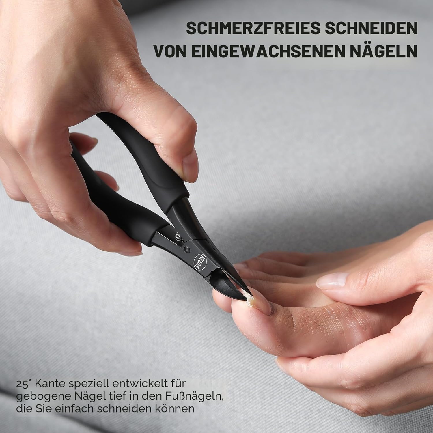 Thumbnail 4 de BEZOX Nagelschere für eingewachsene Zehennägel Edelstahl