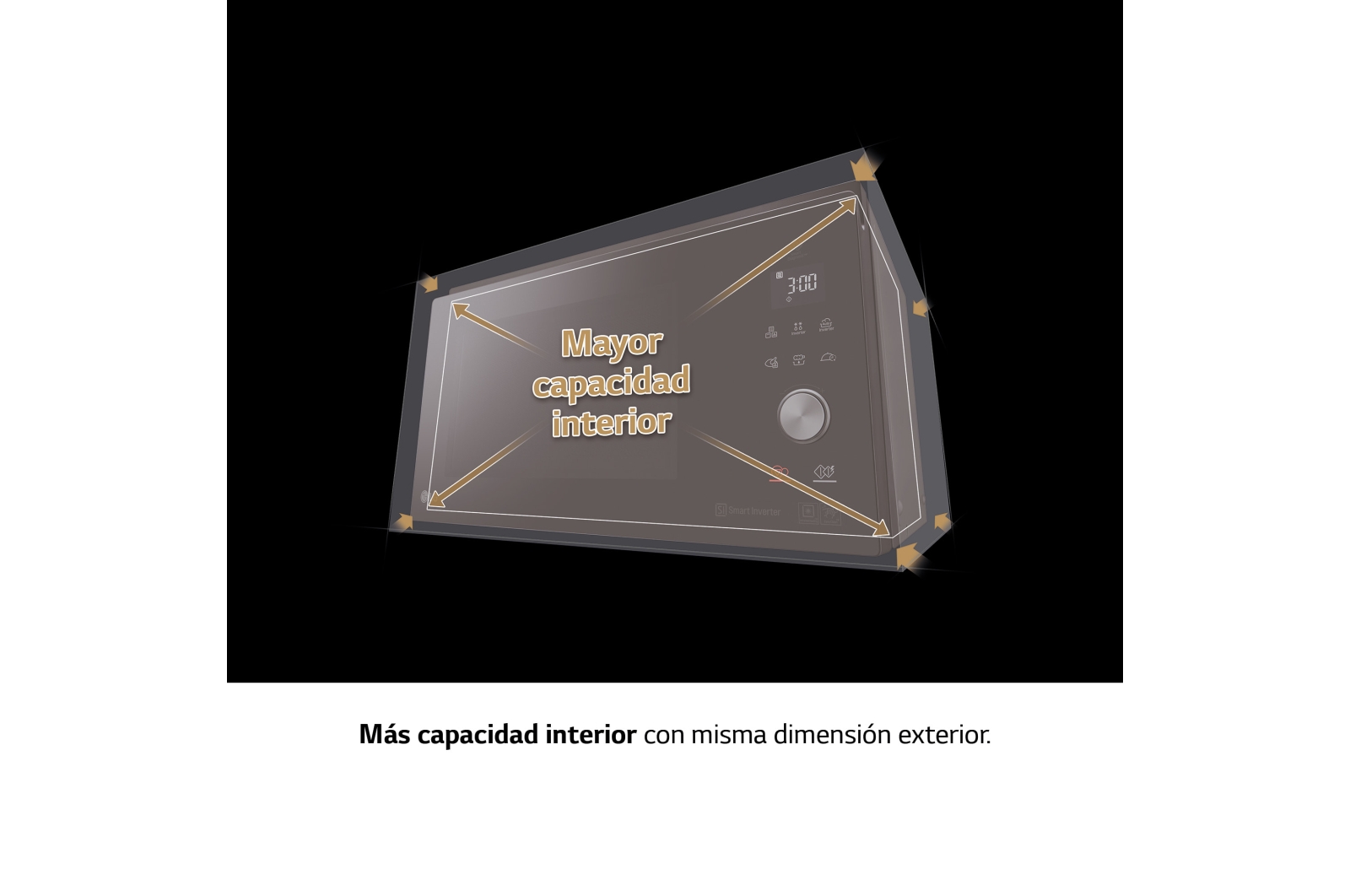Thumbnail 5 de Outlet Microondas Grill Smart Inverter MH6336GIB 23 L