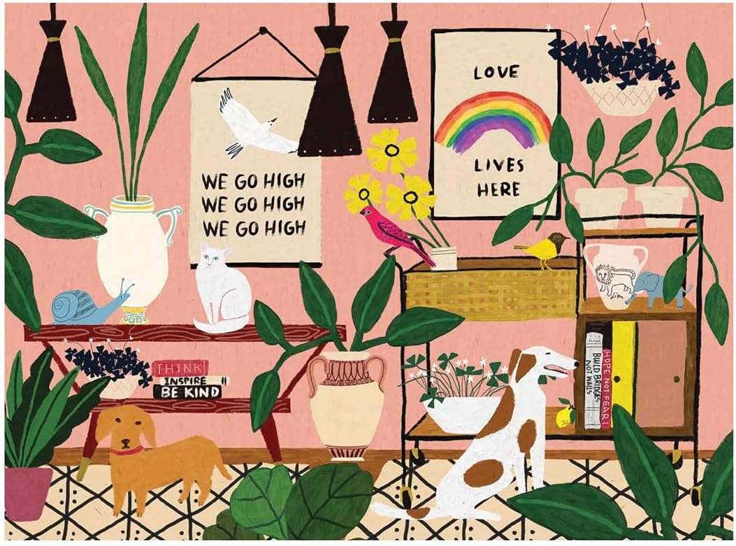 Detalle de Galison Love Lives Here 1054-piece jigsaw 🧩