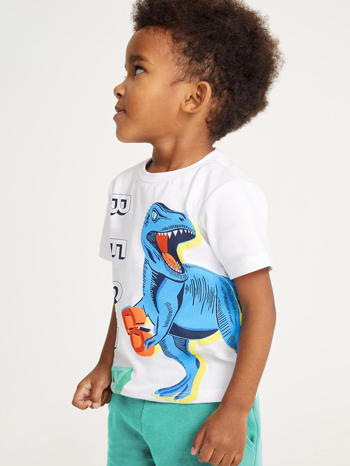 Thumbnail 2 de TCWWBB Toddler Boys Summer Short Outfit Set (2-Piece) – Cute Dinosaur & Animal Prints, 100% Cotton