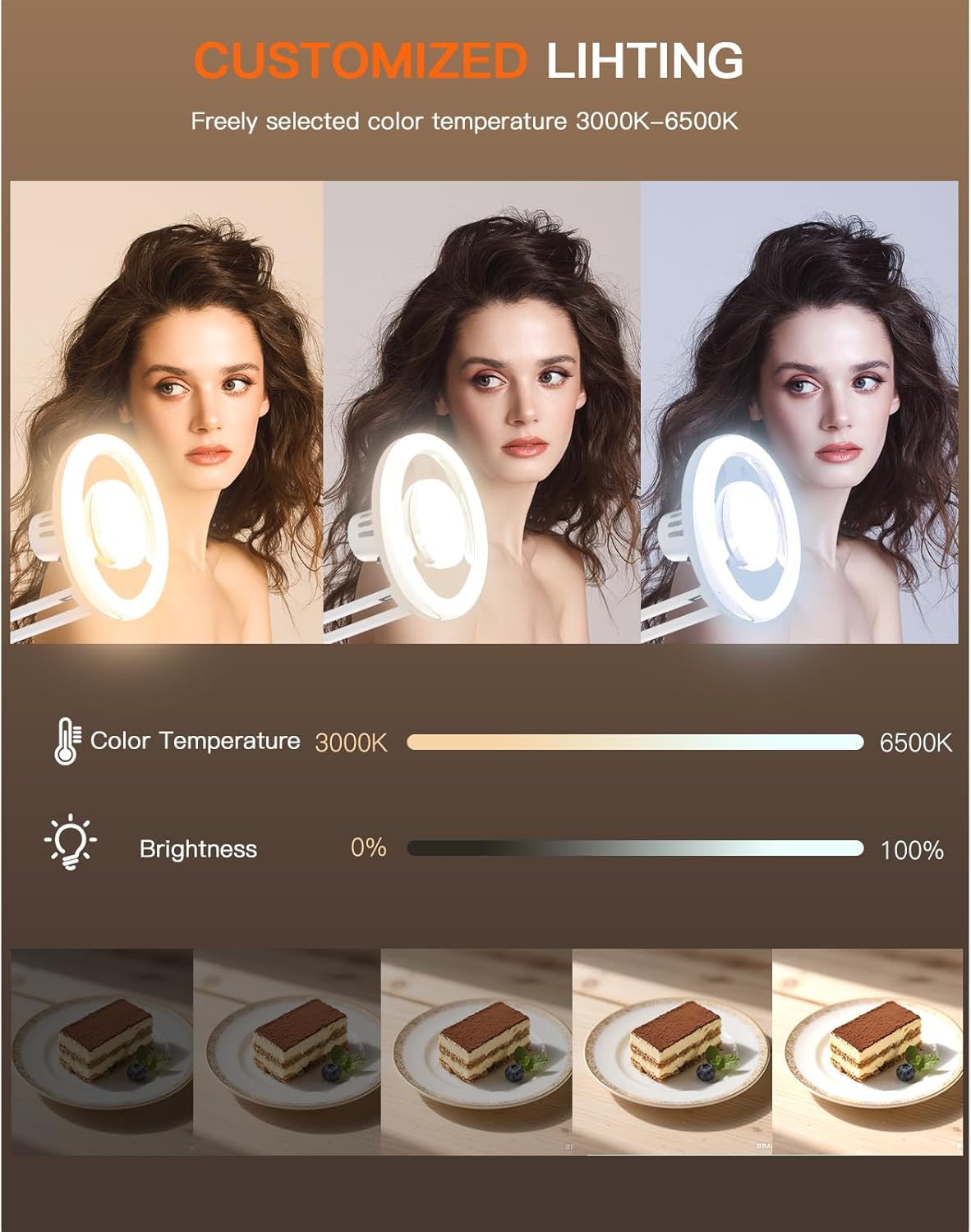 Thumbnail 1 de Arsoer LED Floor Lamp 36W with Stepless Dimming (3000K–6500K) and Remote