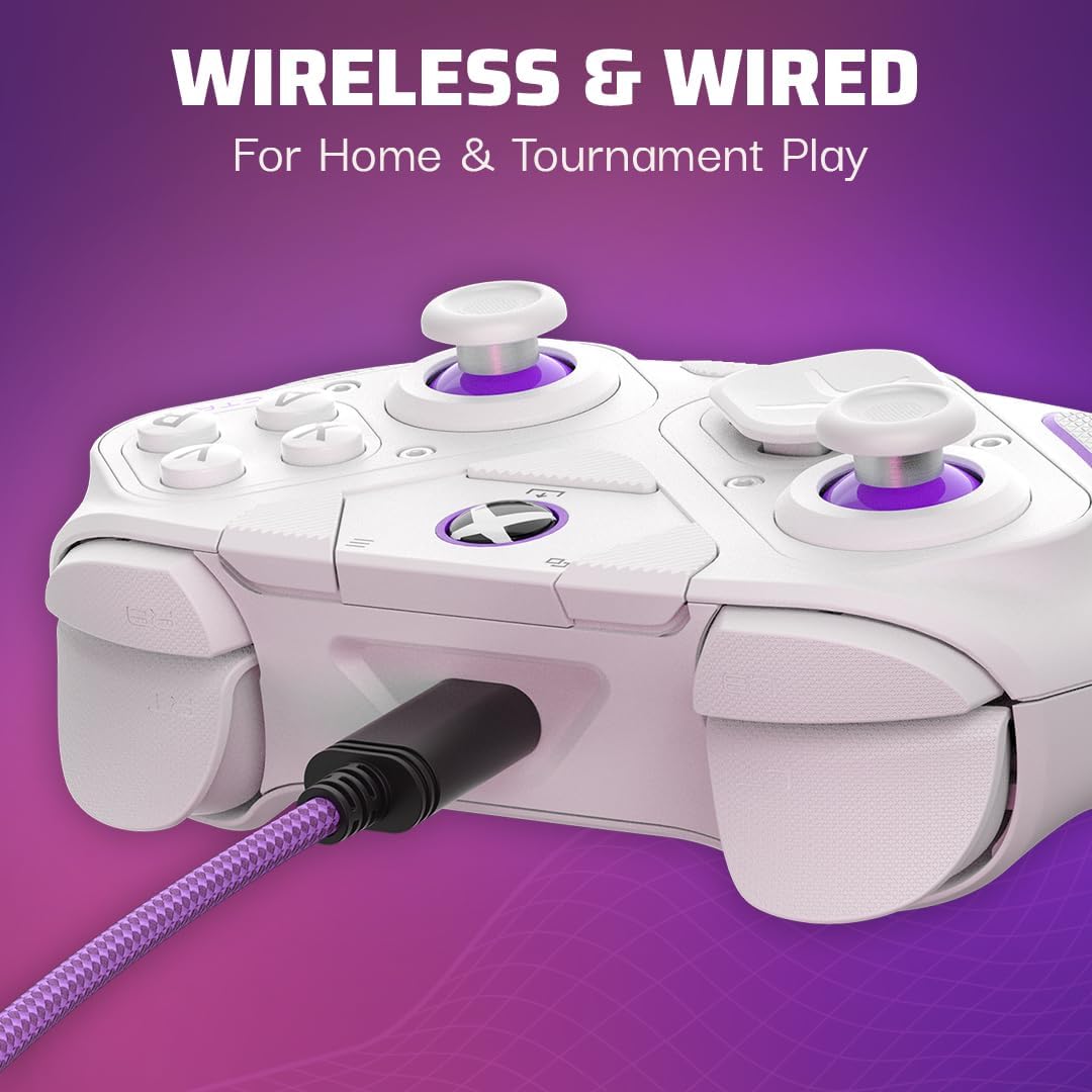 Detalle de PDP Victrix Pro BFG Wireless Controller: White per Xbox Series X|S, Xbox One e PC Windows