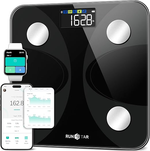 Detalle de RunSTAR Báscula Digital Inteligente con 13 Datos y App