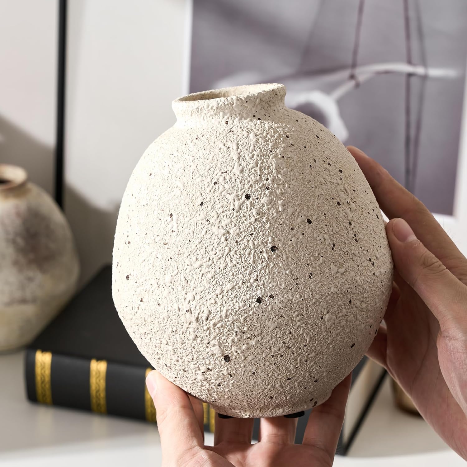 Detalle de PORCER Ceramic Vase, 6.22-Inch
