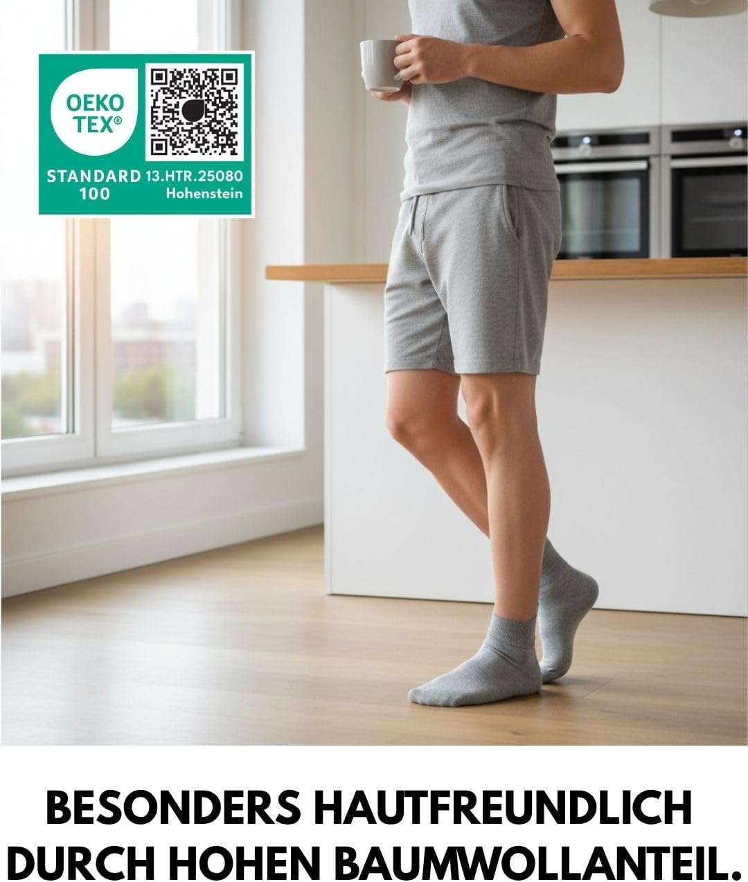 Thumbnail 6 de sockenkauf24 10 Paar kurze Diabetikersocken ohne Gummibund und ohne Naht (Quarter-Socken)