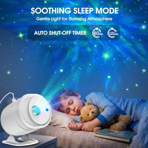 Thumbnail 4 de Immver Galaxy Star Projector Night Light with Nebula & Remote Control