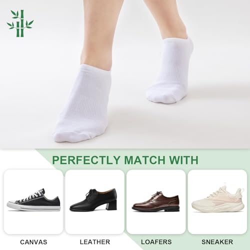 Thumbnail 6 de Niofind Bamboo Trainer Socks for Women and Men: No Show, No Slip, All-Day Comfort