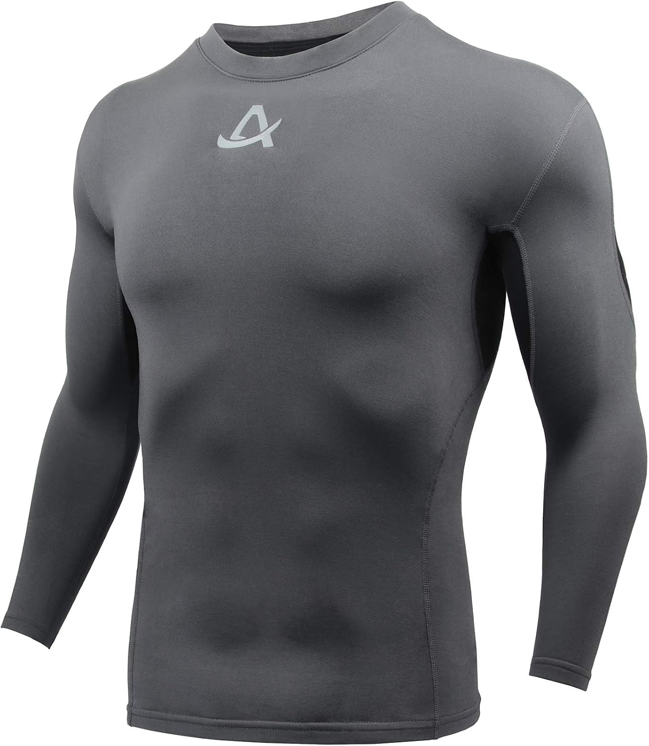 Detalle de AMZSPORT Camicia a compressione da uomo maniche lunghe