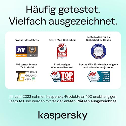Detalle de Kaspersky Total Security 2021 – 3 Geräte, 1 Jahr, Windows/Mac/Android inkl. Aktivierungscode per Email