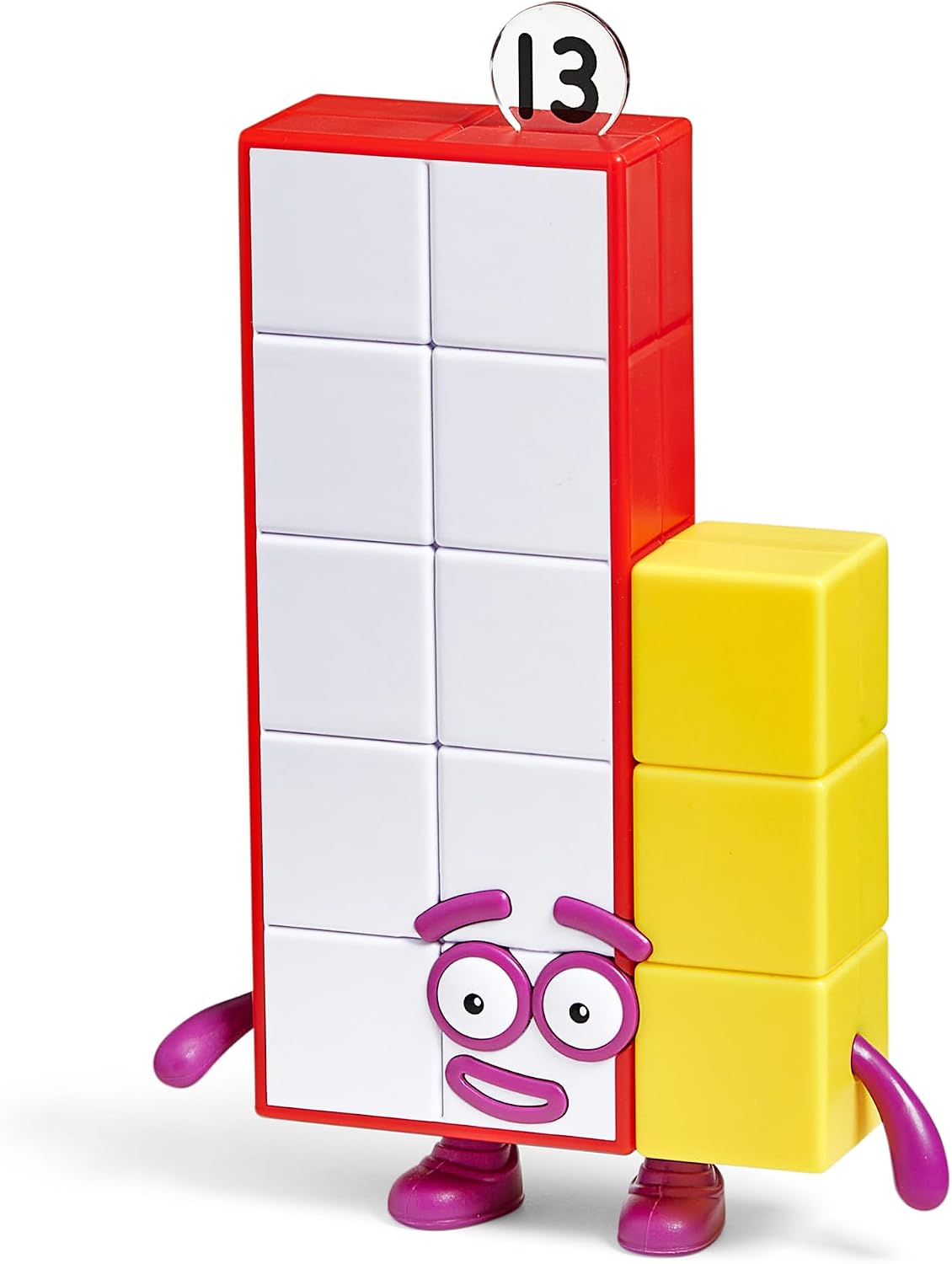 Detalle 2 de Learning Resources Numberblocks Tredici e Quattordici: Personaggi con skateboard (3+)