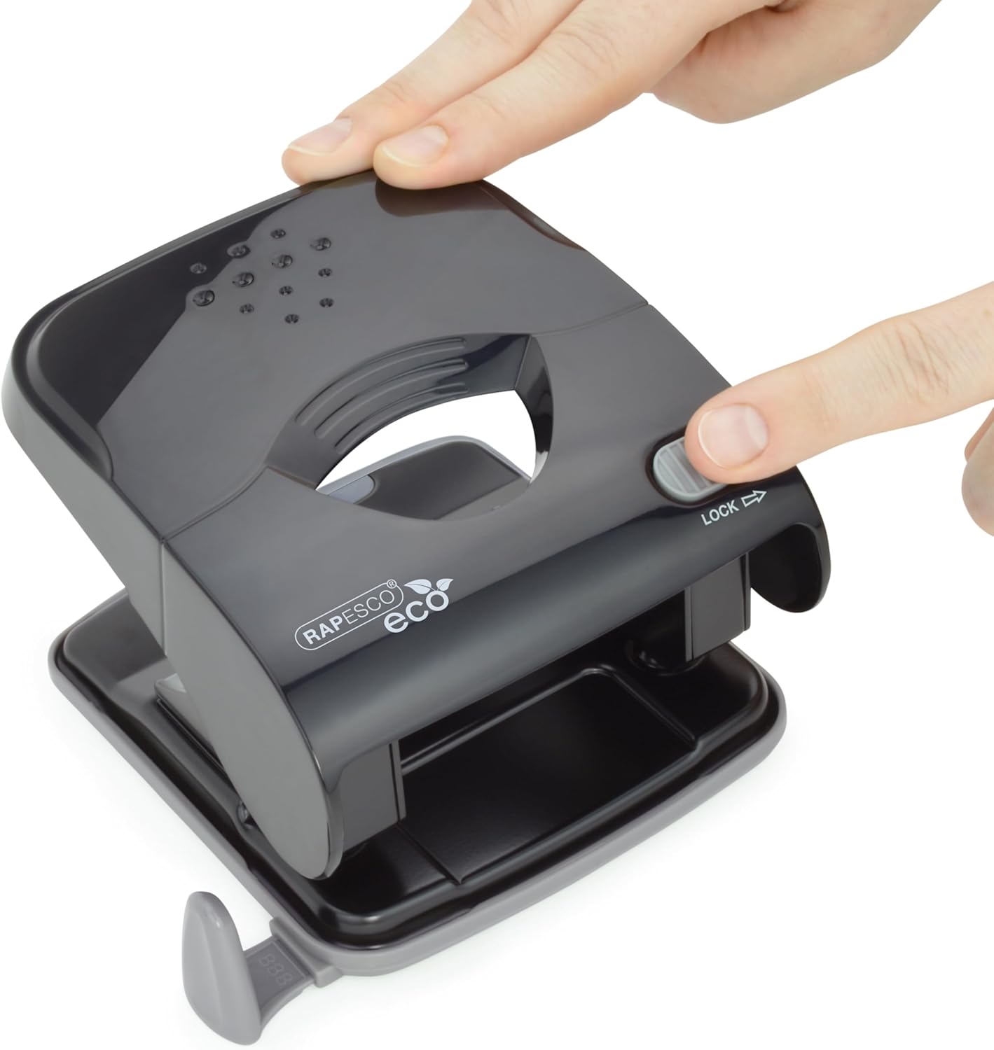 Detalle de Rapesco 1525 ECO X5-40ps Less Effort 2 Hole Punch