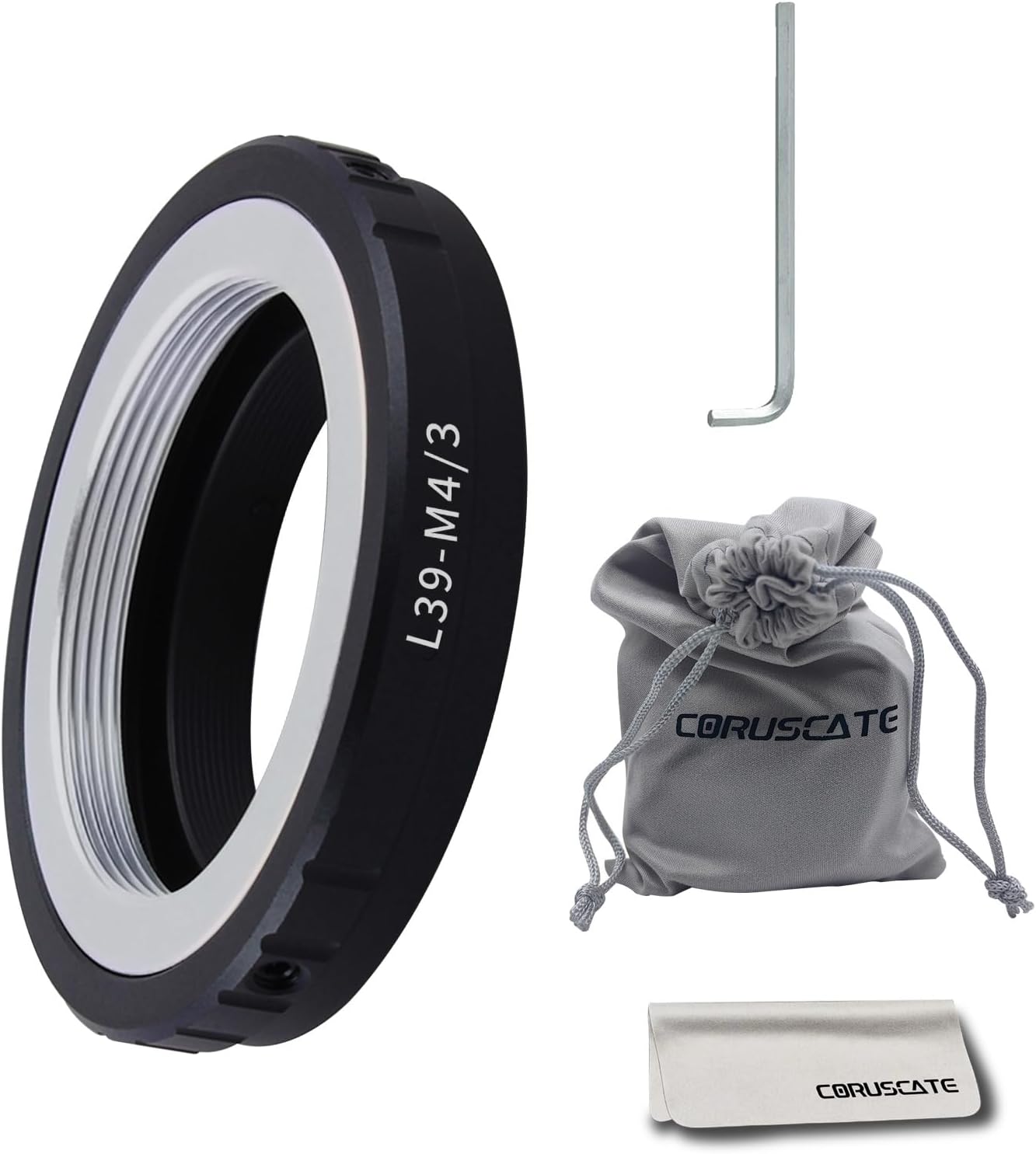 Detalle de L39-M4/3 Lens Adapter: LM L39/LTM to Micro Four Thirds—Manual, Vintage Lens Compatibility