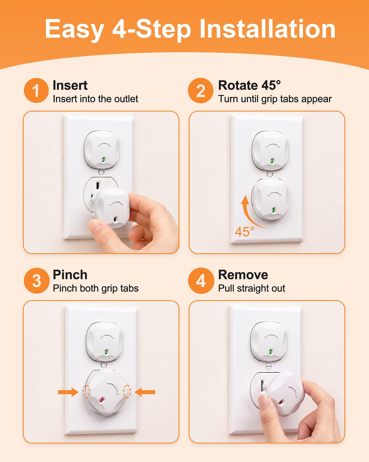Thumbnail 6 de TrusTot Outlet Covers, 40-Pack