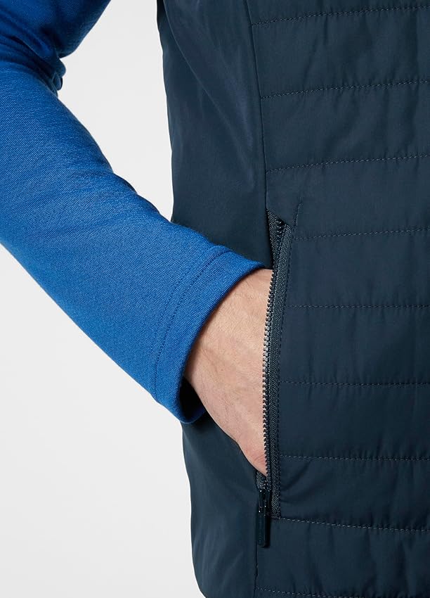 Thumbnail 3 de Helly Hansen Hombre Chaleco Insulado Crew 2.0 Azul