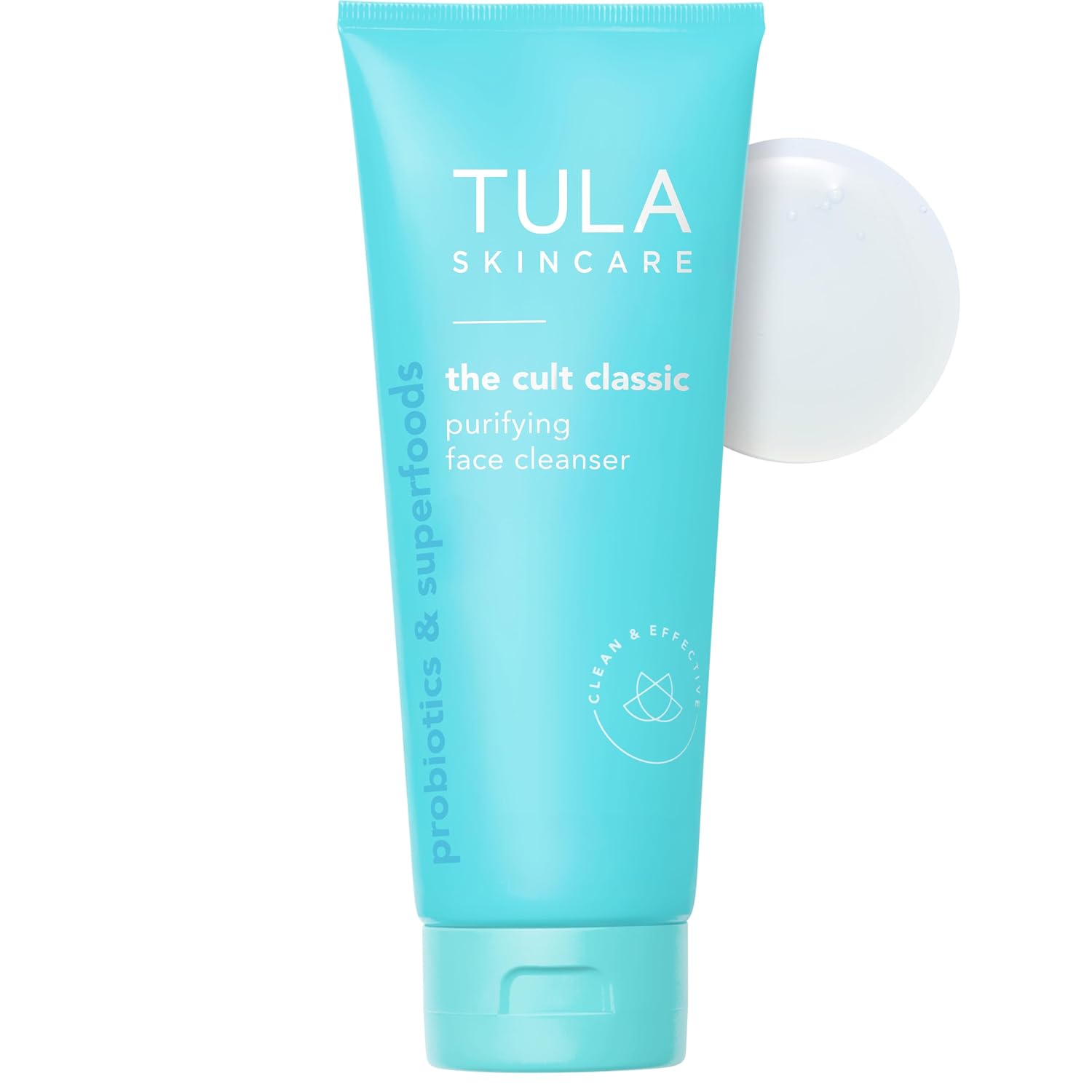 Detalle de TULA Skincare Cult Classic Purifying Face Cleanser: Daily Wash for Pores & Skin Balance (6.7 oz)