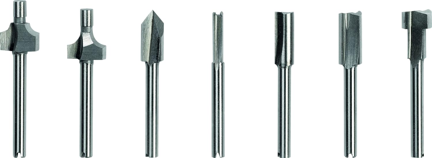 Thumbnail 2 de Dremel 660 Router Bit Set (7-piece) for 3.2 mm shank rotary tools
