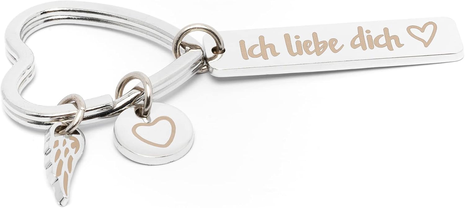 Thumbnail 5 de Glitzkind Herz Schlüsselanhänger – Liebesbotschaft zum Verschenken