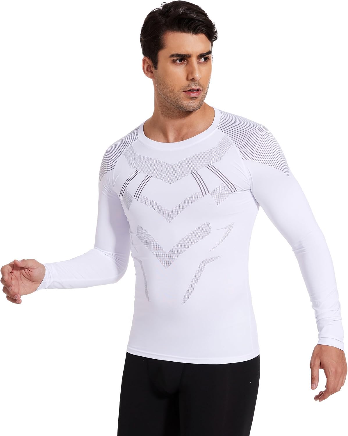 Thumbnail 1 de AMZSPORT Maglia Compressione Uomo Manica Lunga