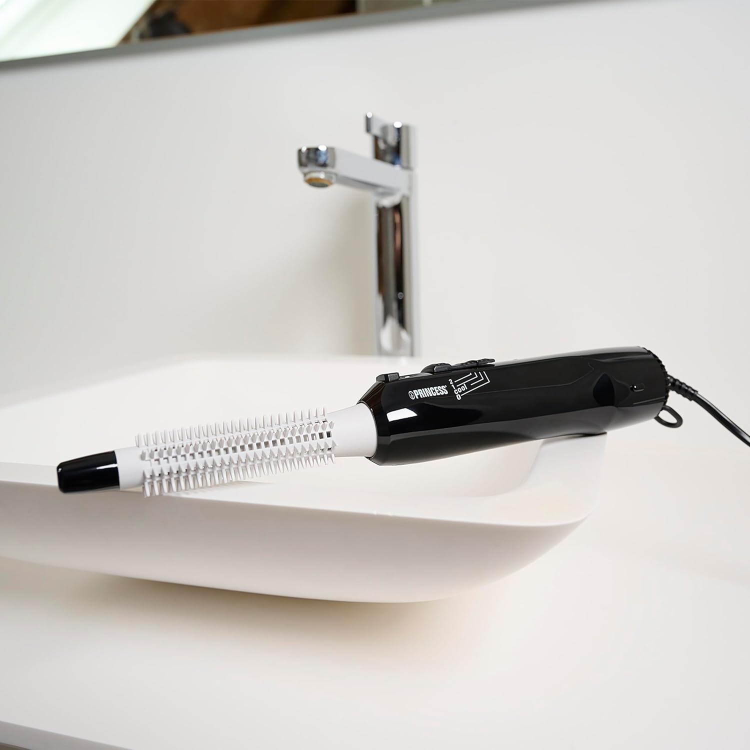 Detalle 2 de Princess 529202 Cool Curl LockenbĂĽrste 1,8 m đź’‡