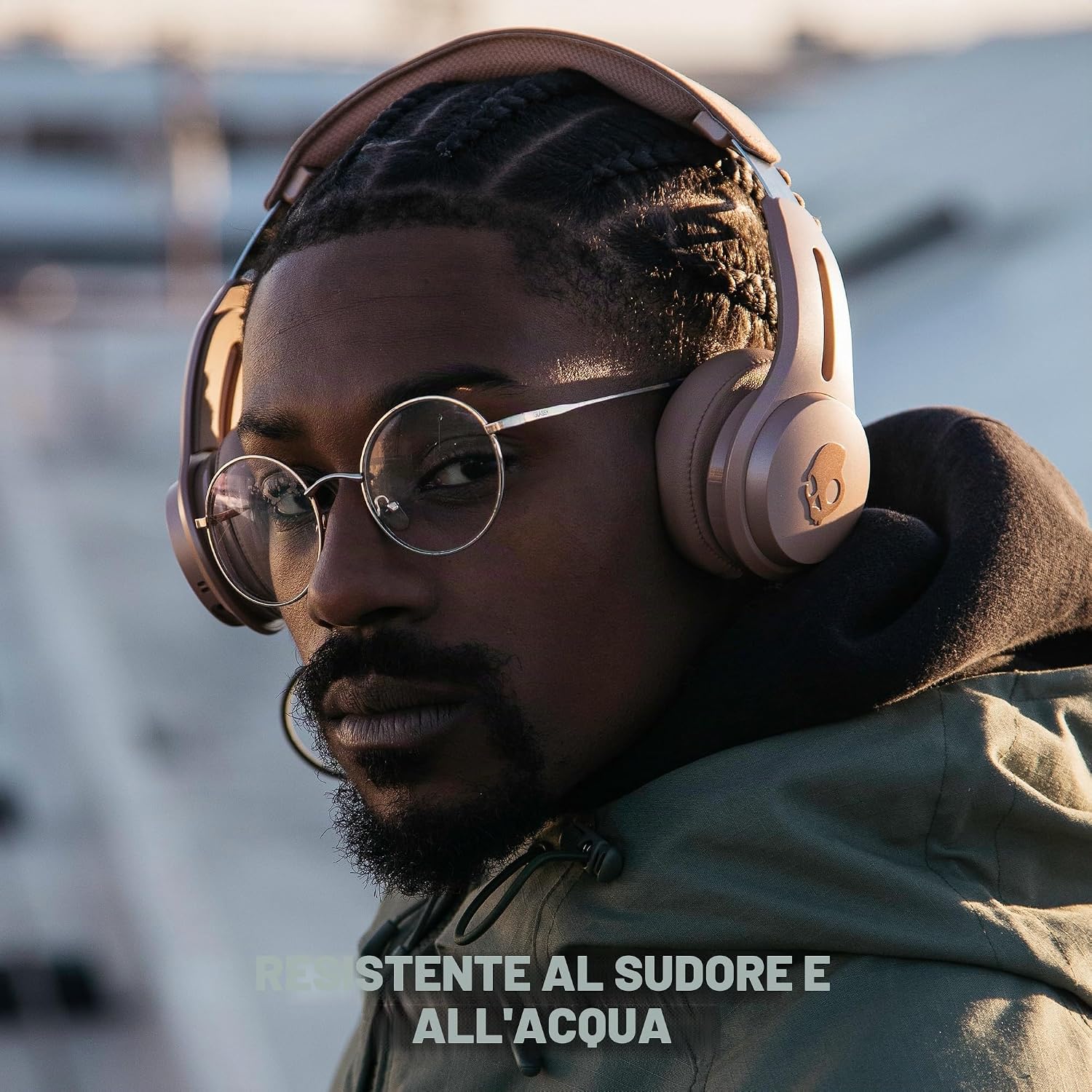 Detalle 2 de Skullcandy Icon ANC: cuffie on-ear wireless con ANC, autonomia fino a 60 ore e IPX4