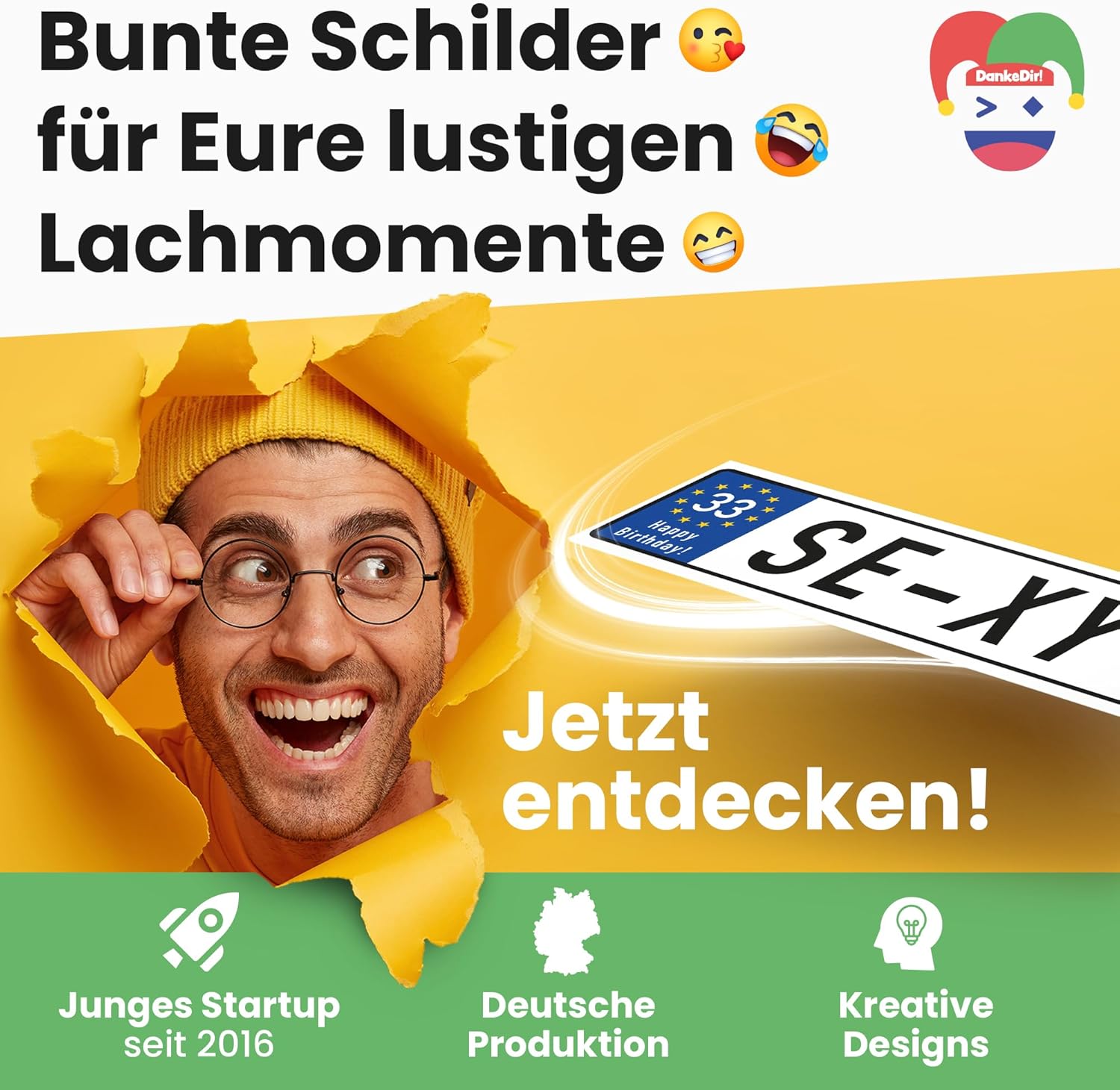 Thumbnail 6 de DankeDir! Sexy 33 Jahre Schild – Geschenk zum 33. Geburtstag als Geburtstagskarte & Partydeko