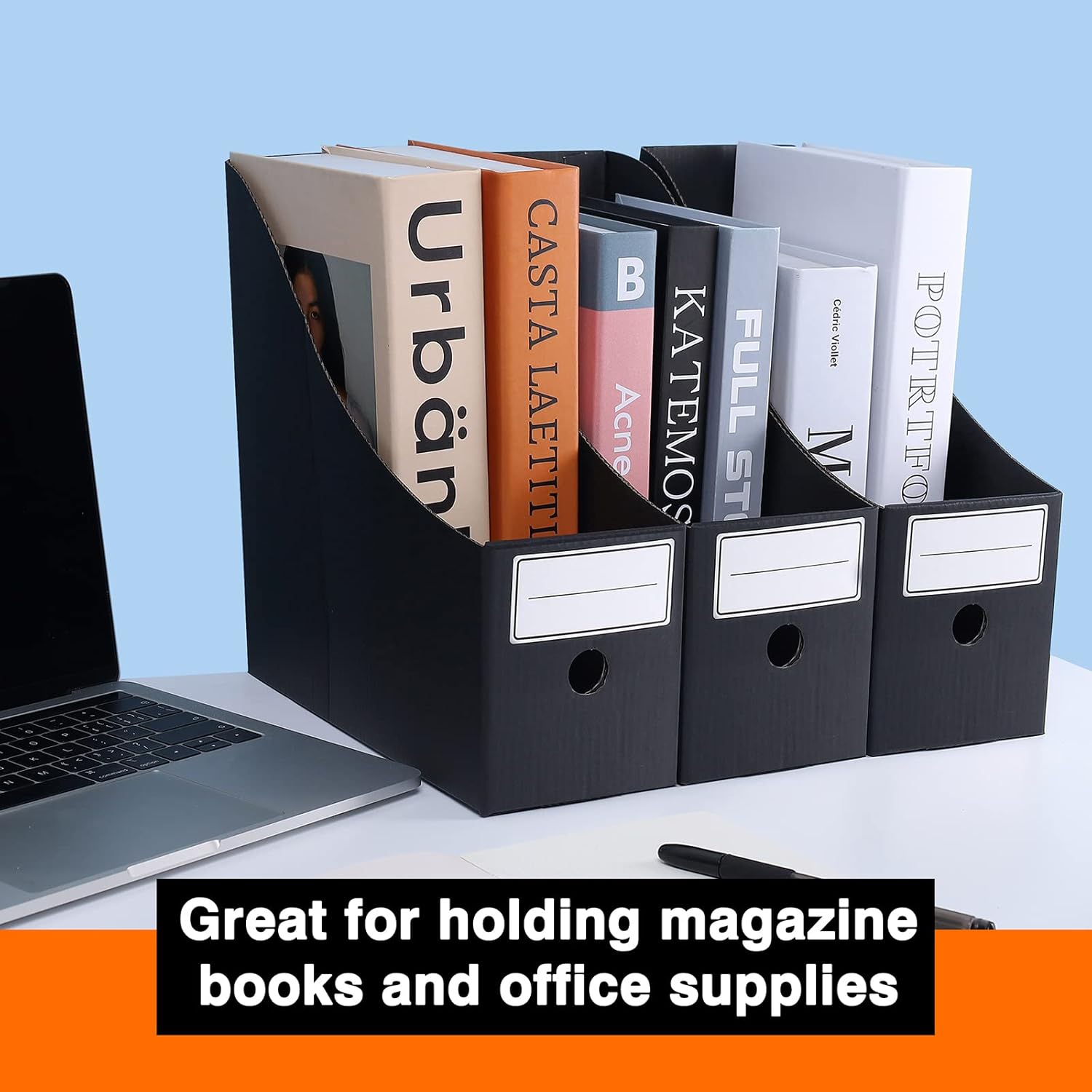 Thumbnail 6 de Srvnpioy Lot de 6 porte-revues 10,2 cm 📚