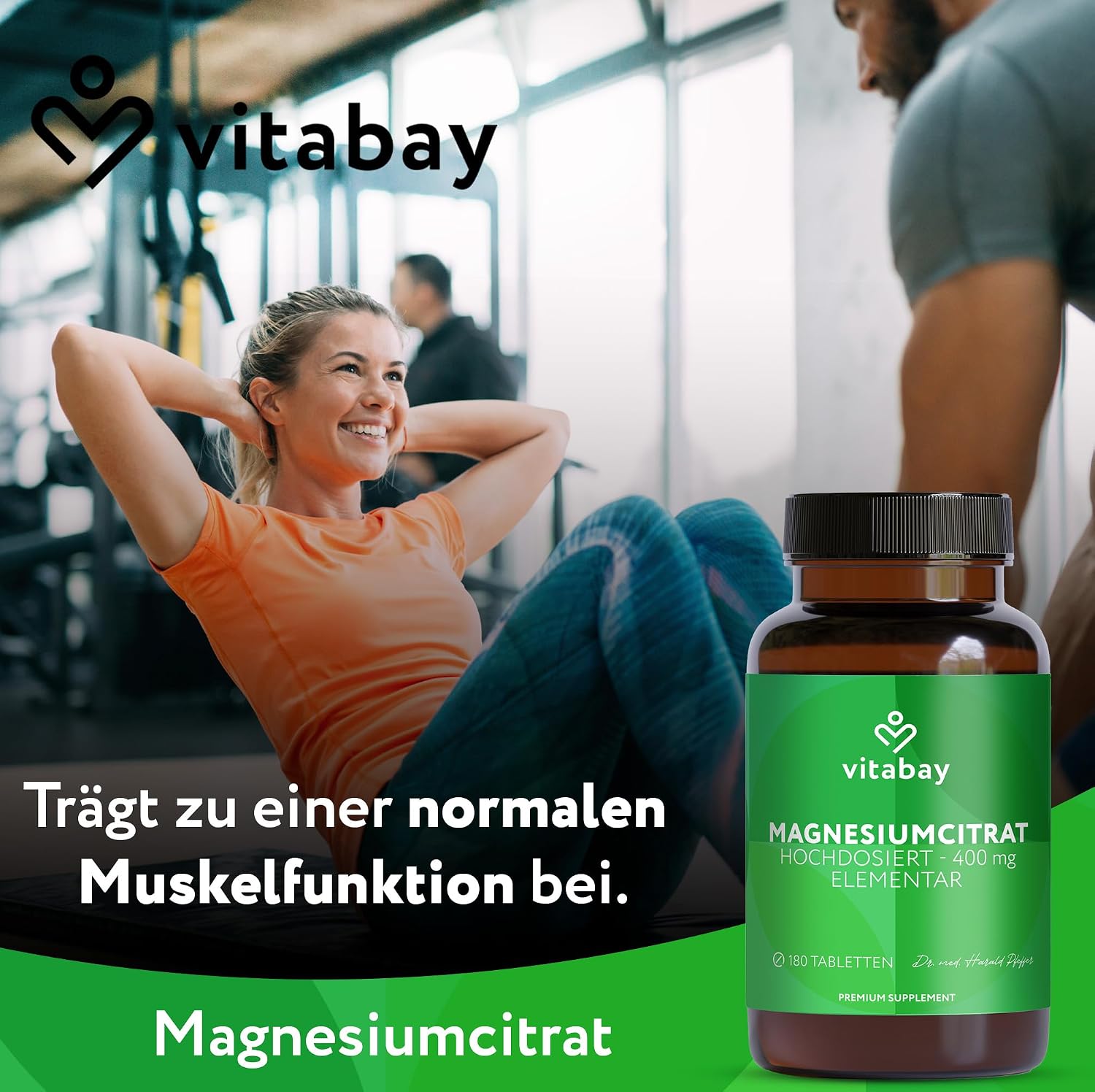 Detalle 2 de Vitabay Magnesiumcitrat 180 Tabletten 400 mg