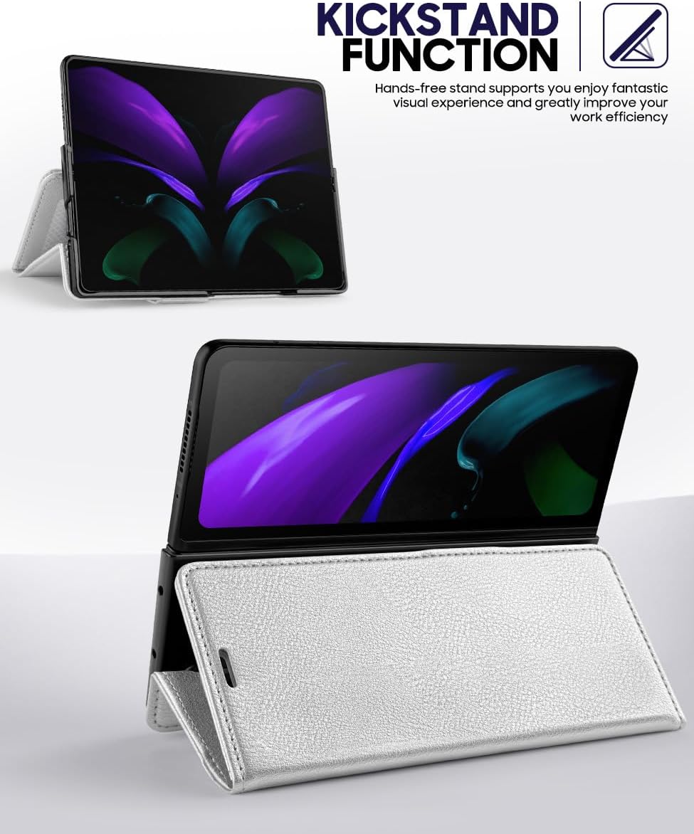 Thumbnail 3 de OCASE Hülle für Galaxy Z Fold7 – Premium PU Leder, RFID-Schutz, Standfunktion, 4 Kartenfächer