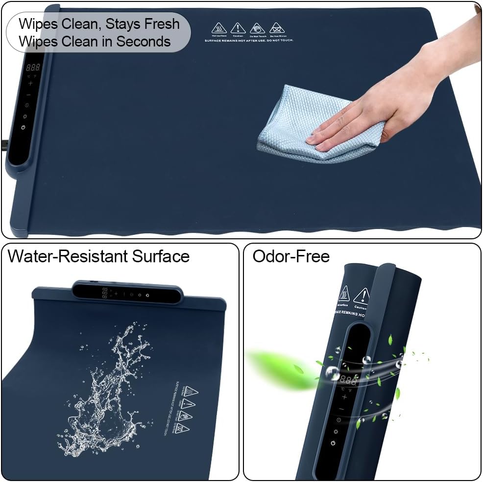 Thumbnail 6 de Vicloon Silicone Food Warming Mat, Foldable with 11 Temperature Settings