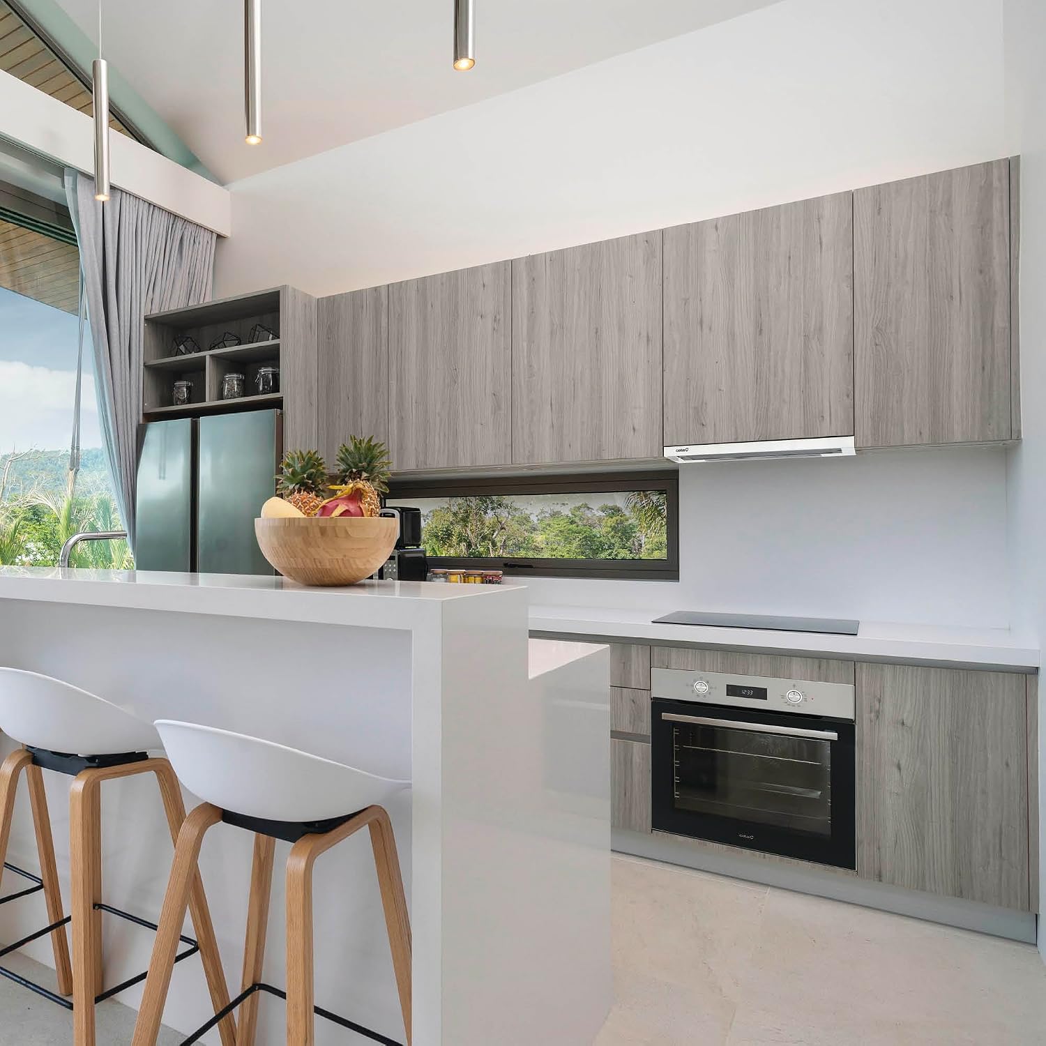 Detalle 2 de CATA TF 5260 WH campana extractora 3 velocidades 🏠