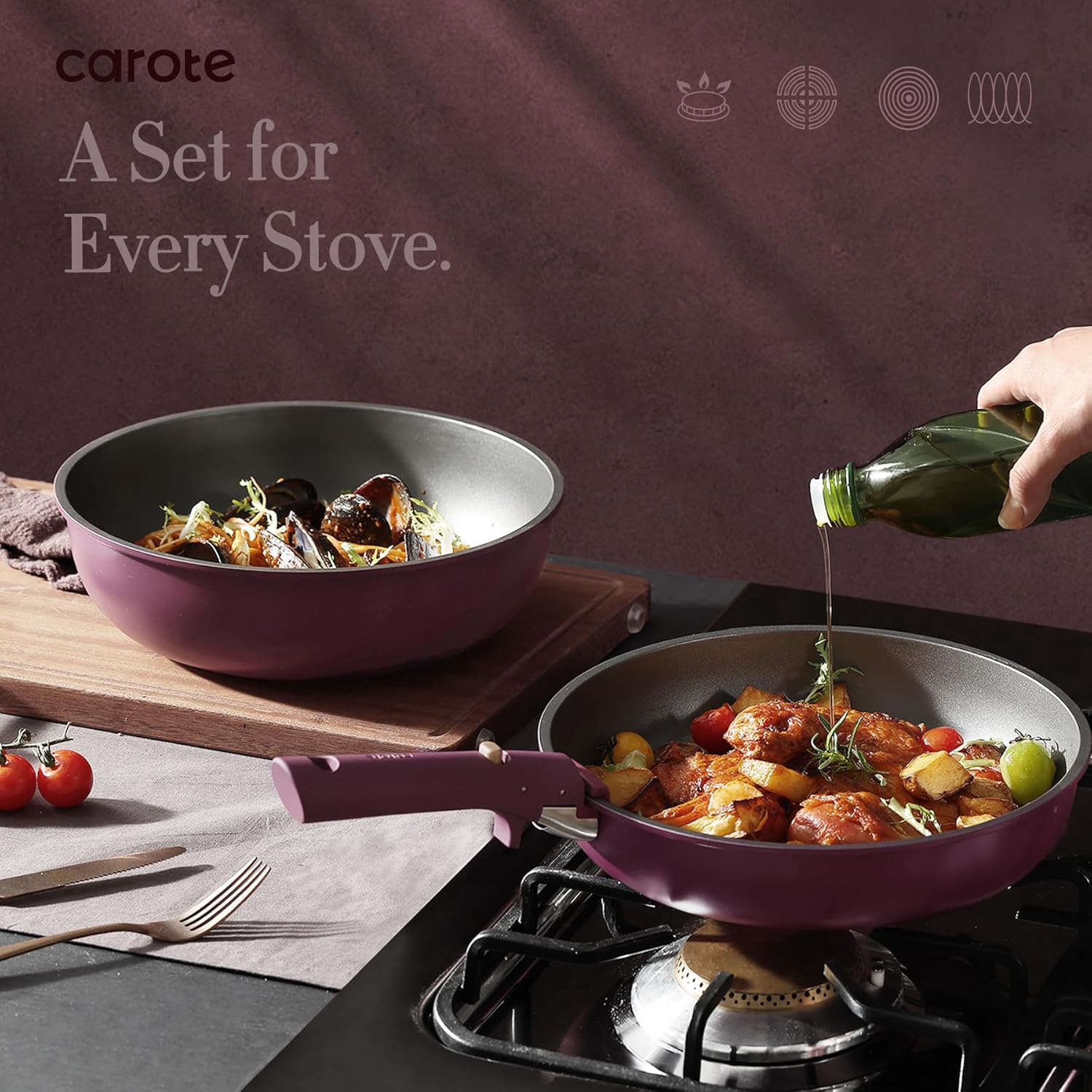 Detalle 2 de CAROTE 21pcs Pots and Pans Set
