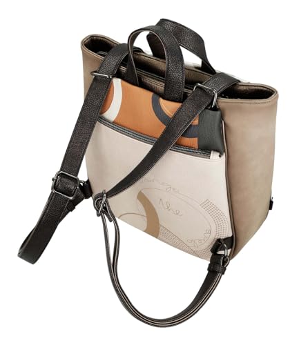 Detalle de Anekke Mochila doble asa Eikon: arte que te acompaña